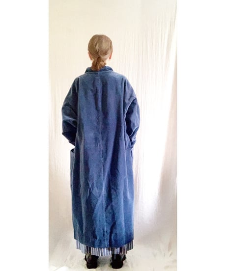 【BOUTIQUE】 VELVET robe coat  ベルベットコート TB-3701