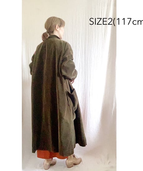 【BOUTIQUE】 VELVET robe coat  ベルベットコート TB-3701