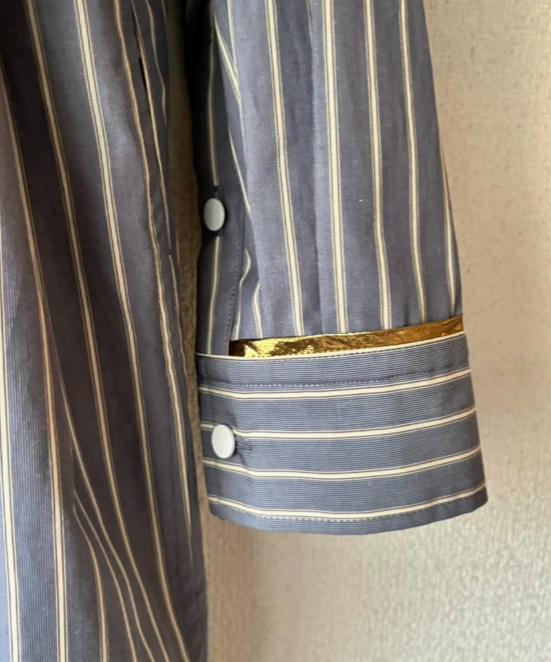 予約販売【BOUTIQUE 】Metal Shirt Dress TE-3604 /このド