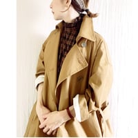 BOUTIQUE  cotton trench coat  TO-3100-T （中肉コットン）COGNAC BROWN