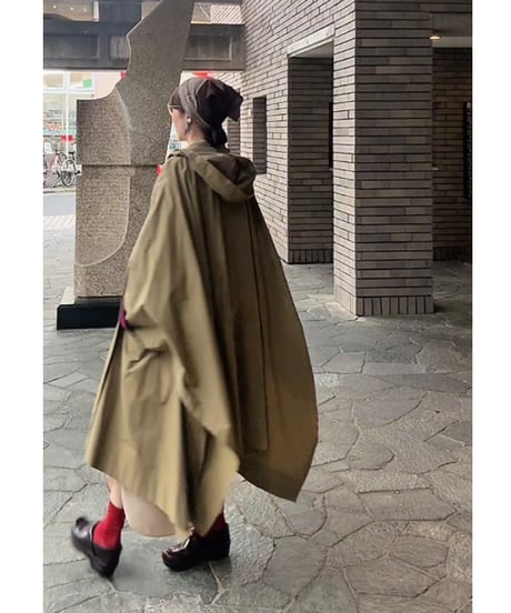 【BOUTIQUE】 hoodie poncho フーディポンチョ  TO-3700