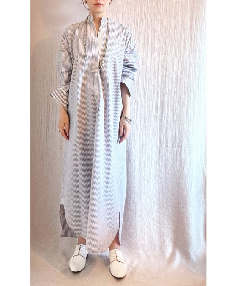 予約販売【BOUTIQUE 】Metal Shirt Dress TE-3604 /このド