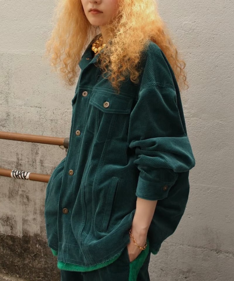 予約販売【BOUTIQUE】 corduroy blouson サッカーコーデュロイx
