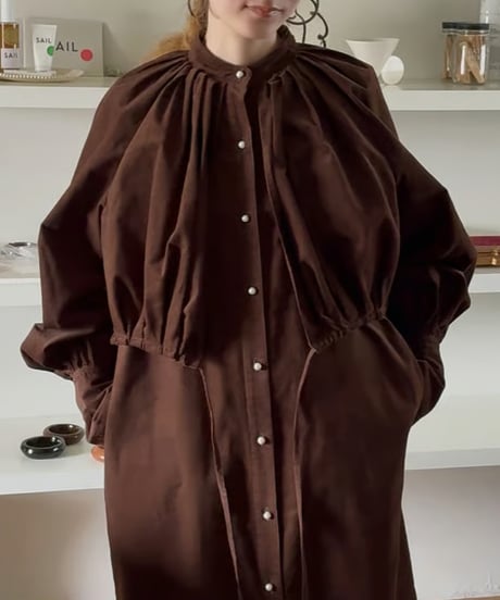 【BOUTIQUE】  umbrella dress アンブレラドレス TE-3702/ 着方4通り