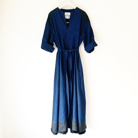BOUTIQUE cotton linen BOHO DRESS TE-3700  /コットンリネン ボーホードレス  2色展開