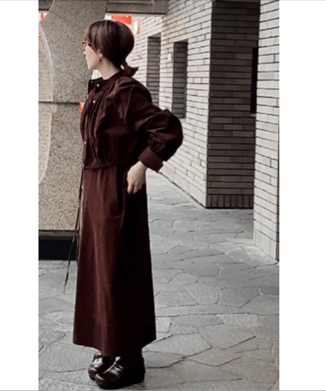 【BOUTIQUE】  umbrella dress アンブレラドレス TE-3702/ 着方4通り