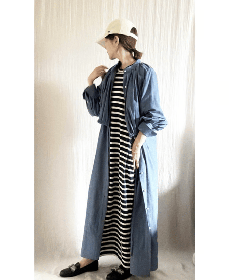 【BOUTIQUE】  umbrella dress アンブレラドレス TE-3702/ 着方4通り