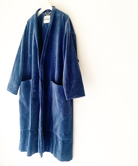 【BOUTIQUE】 VELVET robe coat  ベルベットコート TB-3701