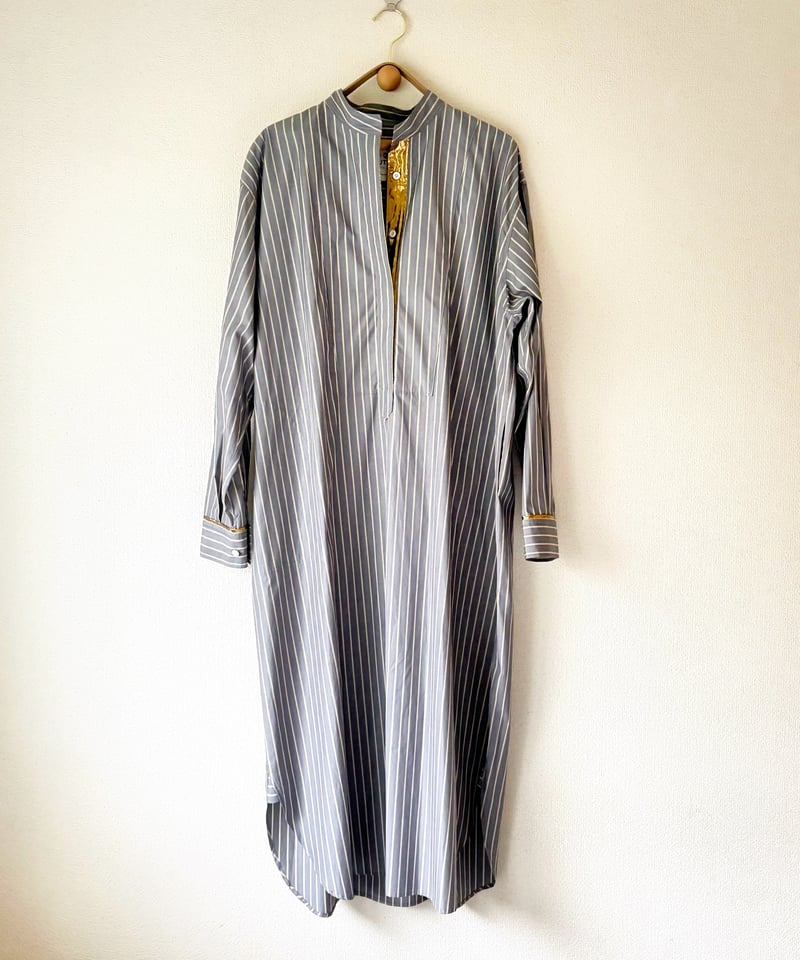 予約販売【BOUTIQUE 】Metal Shirt Dress TE-3604 /このド
