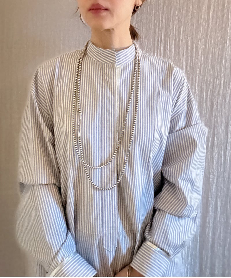 予約販売【BOUTIQUE 】Metal Shirt Dress TE-3604 /このド