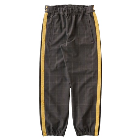 SUNS GLEN CHECK WARM UP PANTS ( BROWN ) / ONLY ( L size )