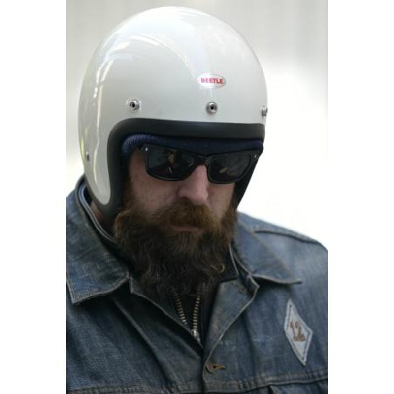 BEETLE ジェットヘルメット アイボリー