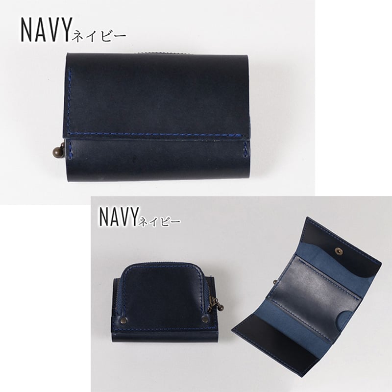 KUROKAWA Claccino mini ミニ財布 クラッチーノ ミニ 牛革 本革 三つ折