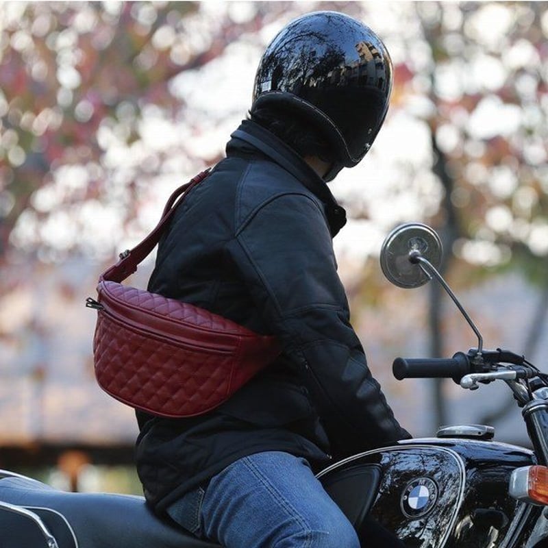 DIN MARKET FANNY PACK ファニーパック / ボディーバッグ | 黒革 レザ