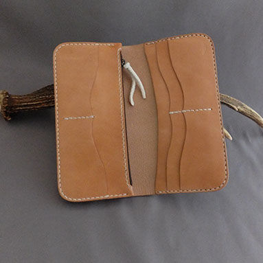 ロングウォレット 薄型（茶） レザークラフト fit=scale-down,w=1200