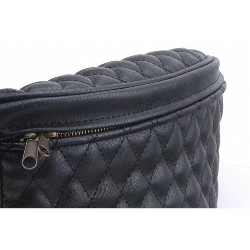 DIN MARKET FANNY PACK ファニーパック / ボディーバッグ | 黒革 レザ