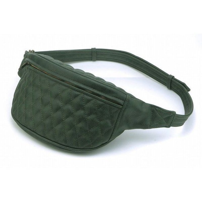 DIN MARKET /  ファニーパック /ボディーバッグダイヤステッチ DINMARKET□DINマーケット ファニーパック FANNY PACK / パイン