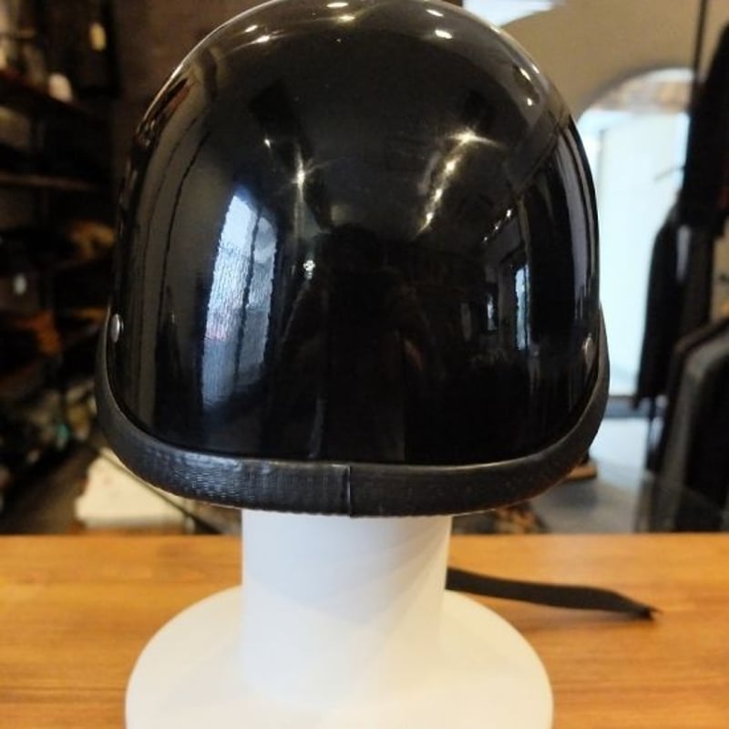 イーグルタイプ ハーフヘルメット装飾用（つやありブラック