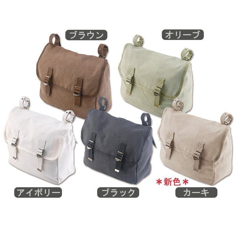 DIN MARKET Canvas Saddle Bag / 2WAY サドルバッグ&ショルダ