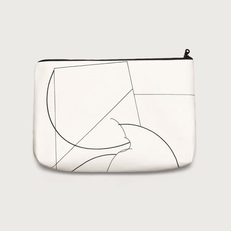 Clutch bag small  /  white A