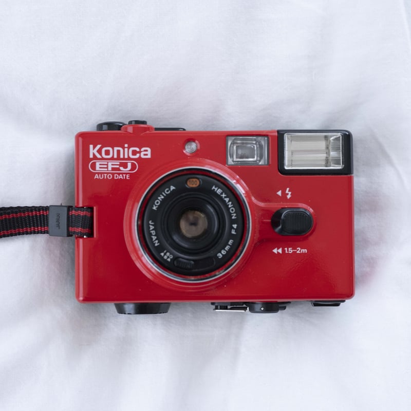 Konica EFJ Black Auto Date Point & Shoot Film Camera FROM