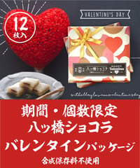 【 バレンタイン限定パッケージ 】八ッ橋ショコラ  12枚入