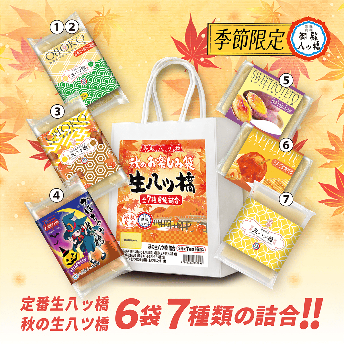 八ツ橋様確認用 チョコ餡入り生八ツ橋（9個入り）×5箱セット 京都 東山八ツ橋本舗