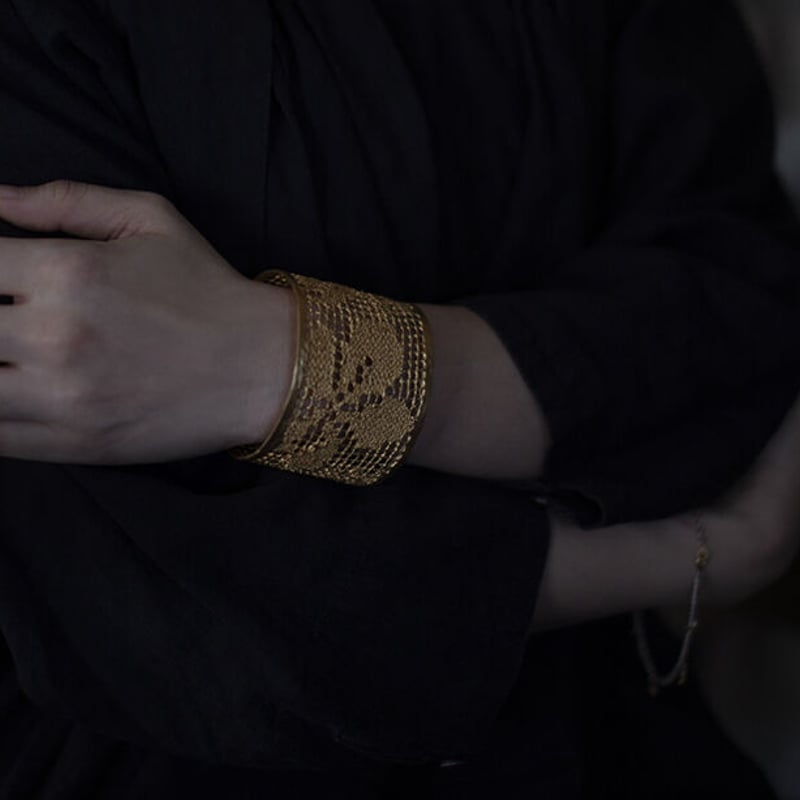 recollection lace bangle (LL) | MAISON RUBUS. recollection lace bangle (LL) | MAISON RUBUS.