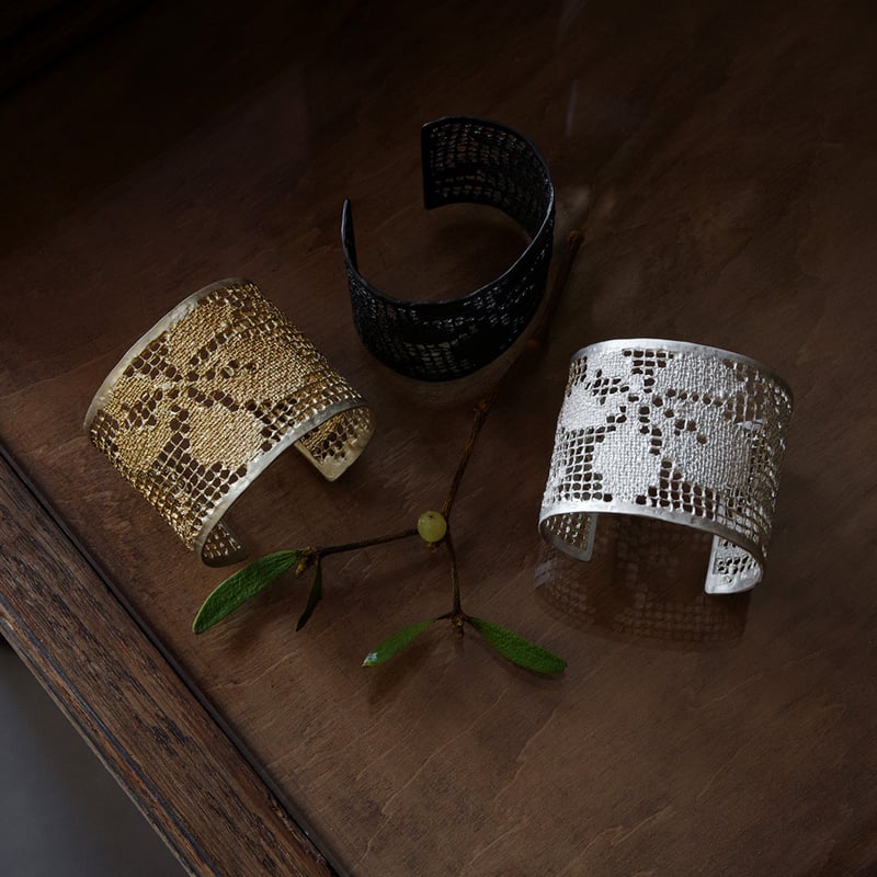 recollection lace bangle (LL) | MAISON RUBUS. recollection lace bangle (LL) | MAISON RUBUS.