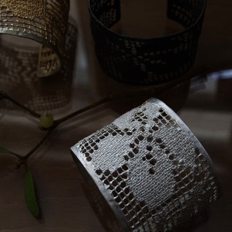 recollection lace bangle (LL) | MAISON RUBUS. recollection lace bangle (LL) | MAISON RUBUS.