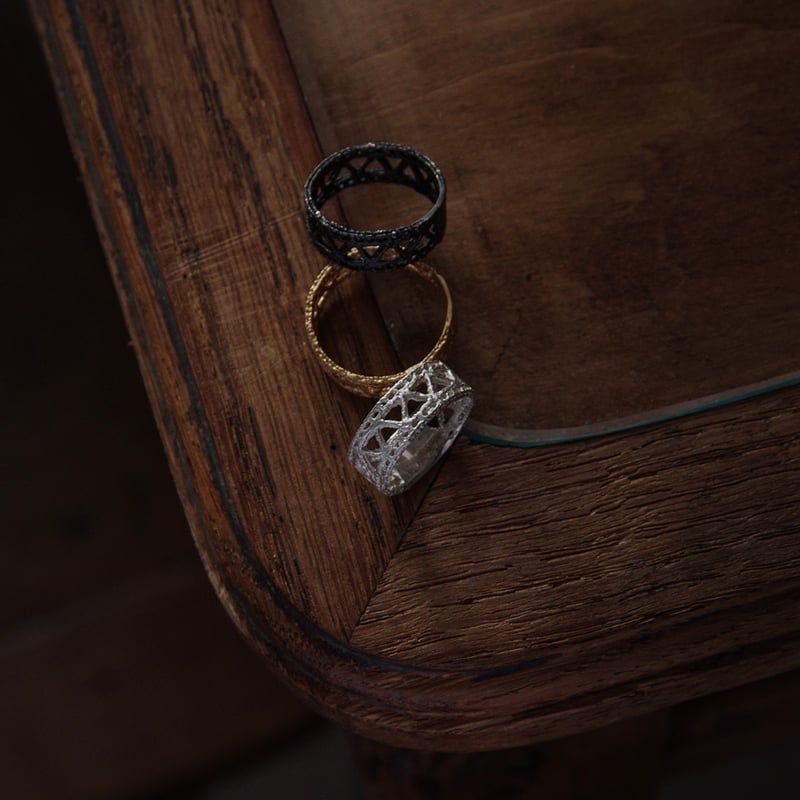 recollection lace ring (S) | MAISON RUBUS.