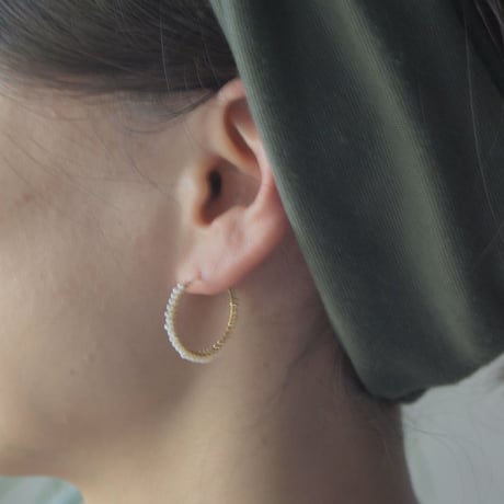 luminous pierced earrings