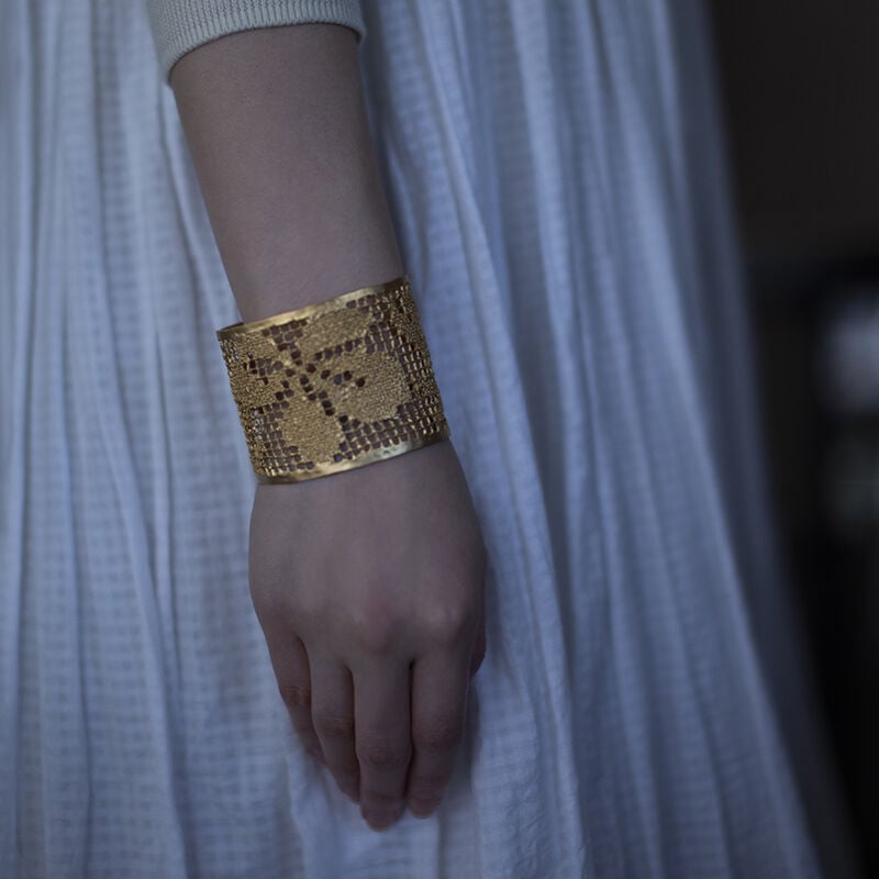 recollection lace bangle (LL) | MAISON RUBUS. recollection lace bangle (LL) | MAISON RUBUS.