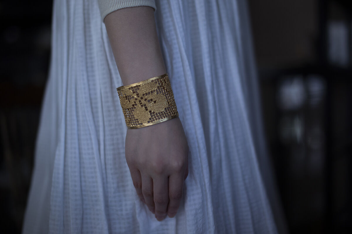recollection lace bangle (LL) | MAISON RUBUS. recollection lace bangle (LL) | MAISON RUBUS.