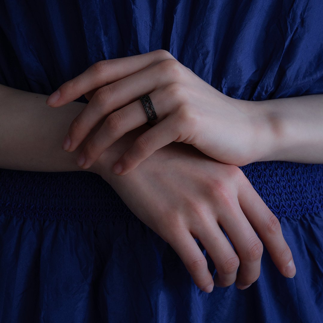recollection lace ring (S) | MAISON RUBUS.