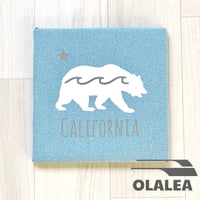 デニムアートパネル　カリフォルニア