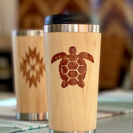 ホヌHonu デザインバンブーステンレスタンブラー