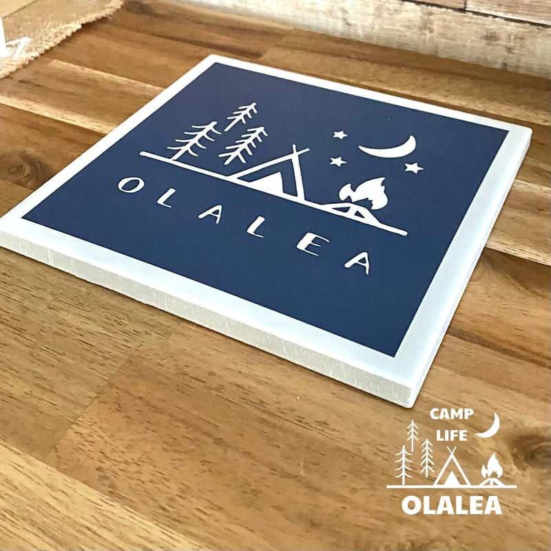 タイル表札 outdoor150 2022新キャンプデザインタイル表札 | S.OLALEA