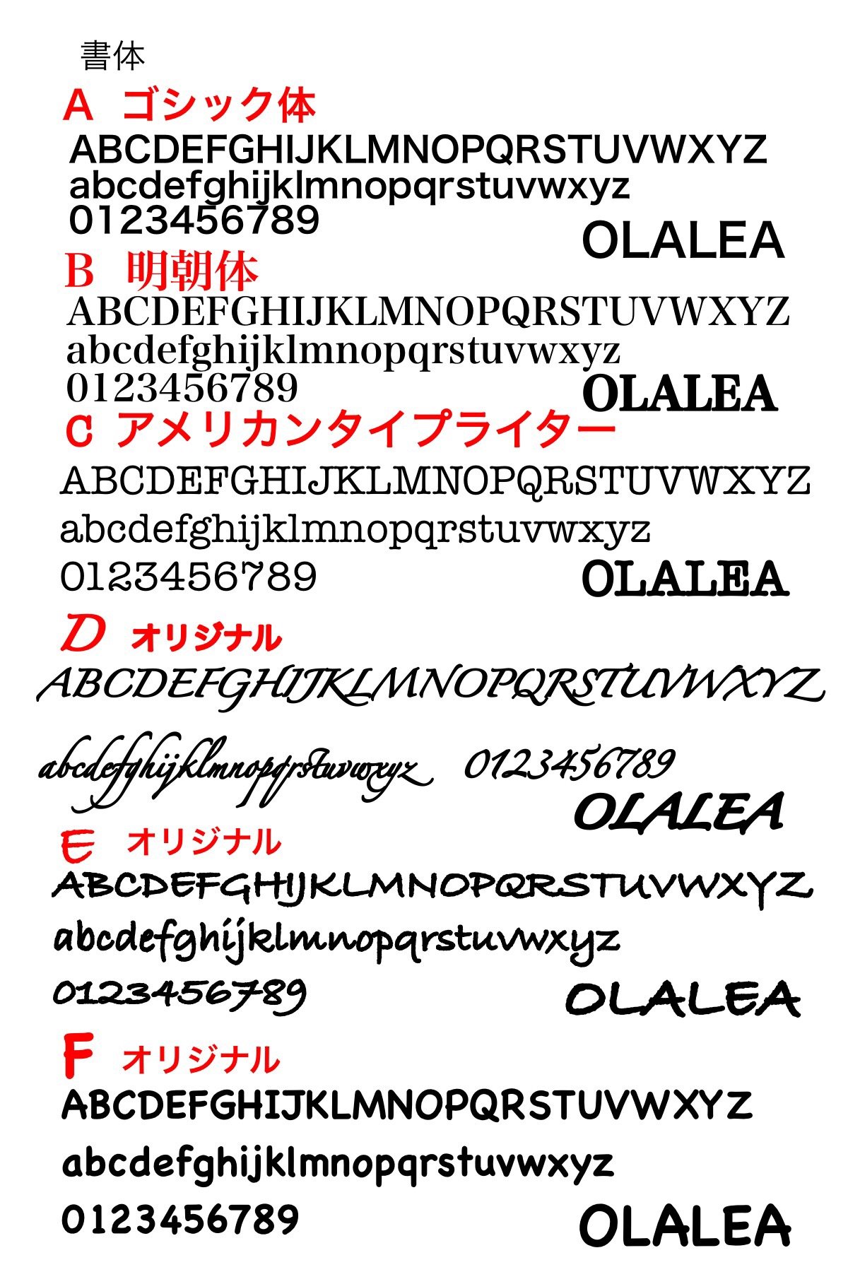 プルメリアパターンデザイン表札 | S.OLALEA