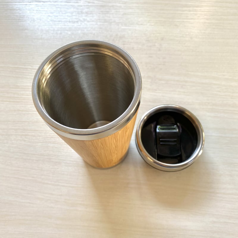 プルメリアALOHAデザインバンブーステンレスタンブラー | S.OLALEA