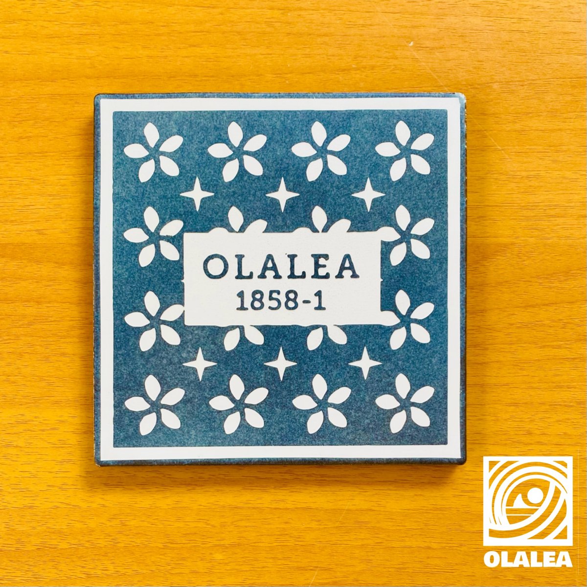 プルメリアオーダーページ プルメリアパターンデザイン表札 | S.OLALEA