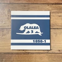 サーフベアーデザインタイル表札150角