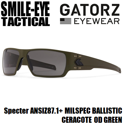GATORZ SPECTER ANSIZ87.1+MILSPEC BALLISTIC CERA