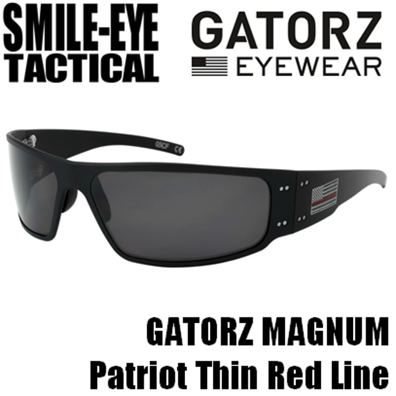 GATORZ MAGNUM Thin Red Line/ Grey Smoke Lenses