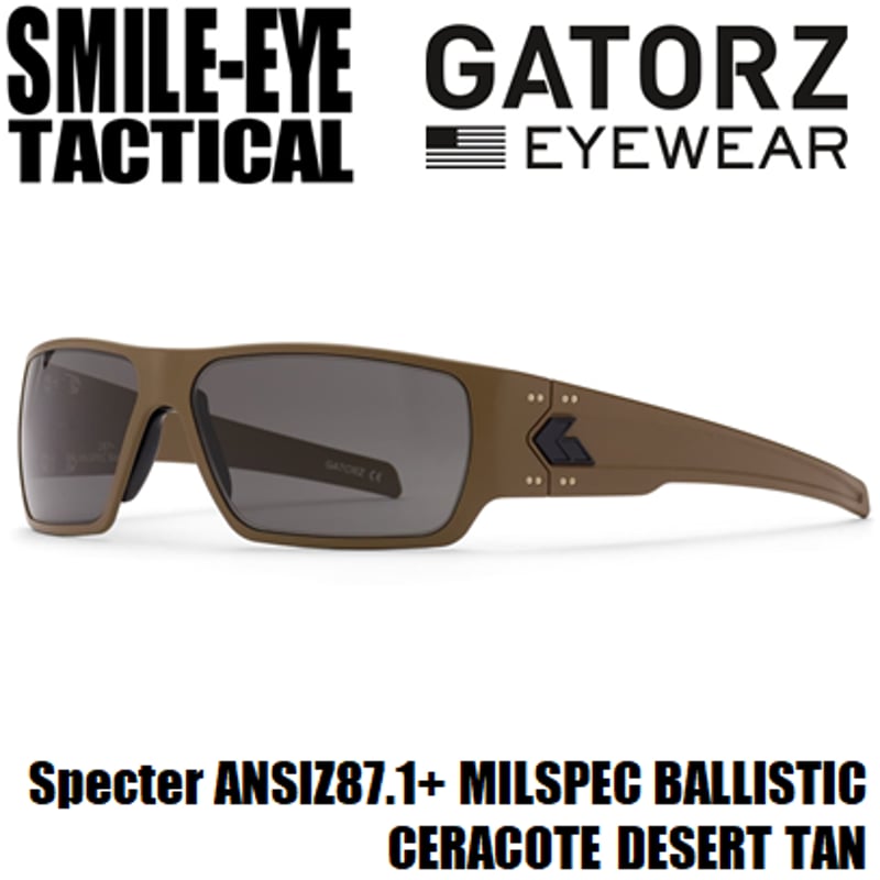 GATORZ SPECTER ANSIZ87.1+MILSPEC BALLISTIC CERA