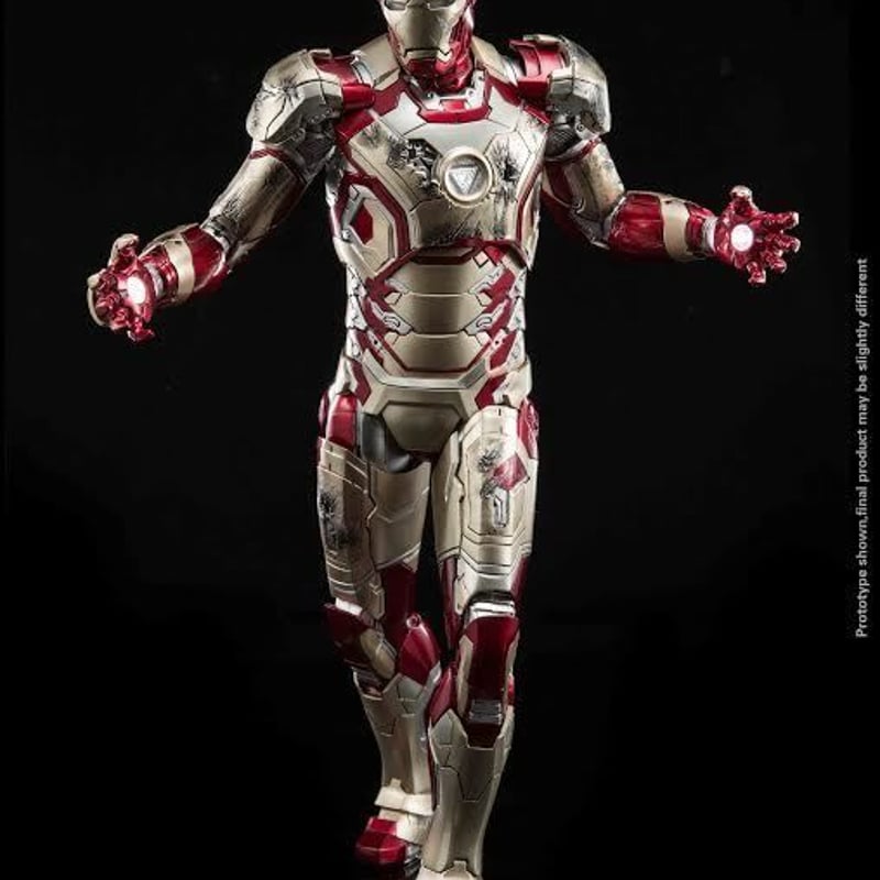 新品未開封］アイアンマン マークIII レッド＆シルバー クロムカラー