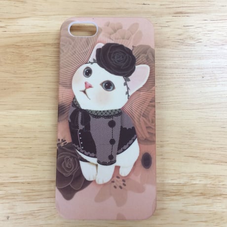 コサージュねこちゃん　 iPhone5/5s/SE用