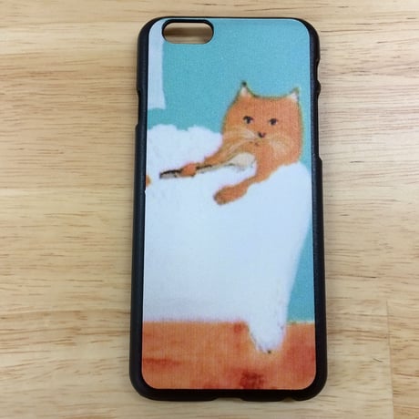 iPhone6/6s用ハードケース《泡風呂ねこちゃん》