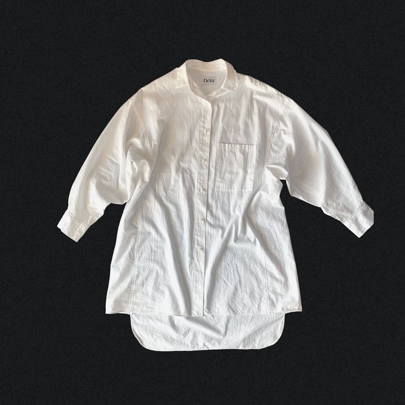Dolman Sleeve Shirts 白 white chiiiibag - シャツ/ブラウス(長袖/七分)