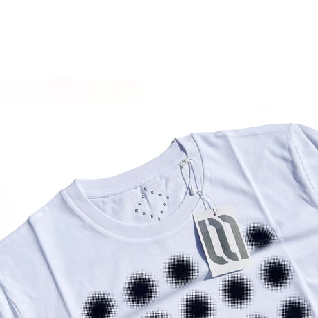 MARTENS/MARTENS DOTTED HALFTONE TEE WHITE BLACK